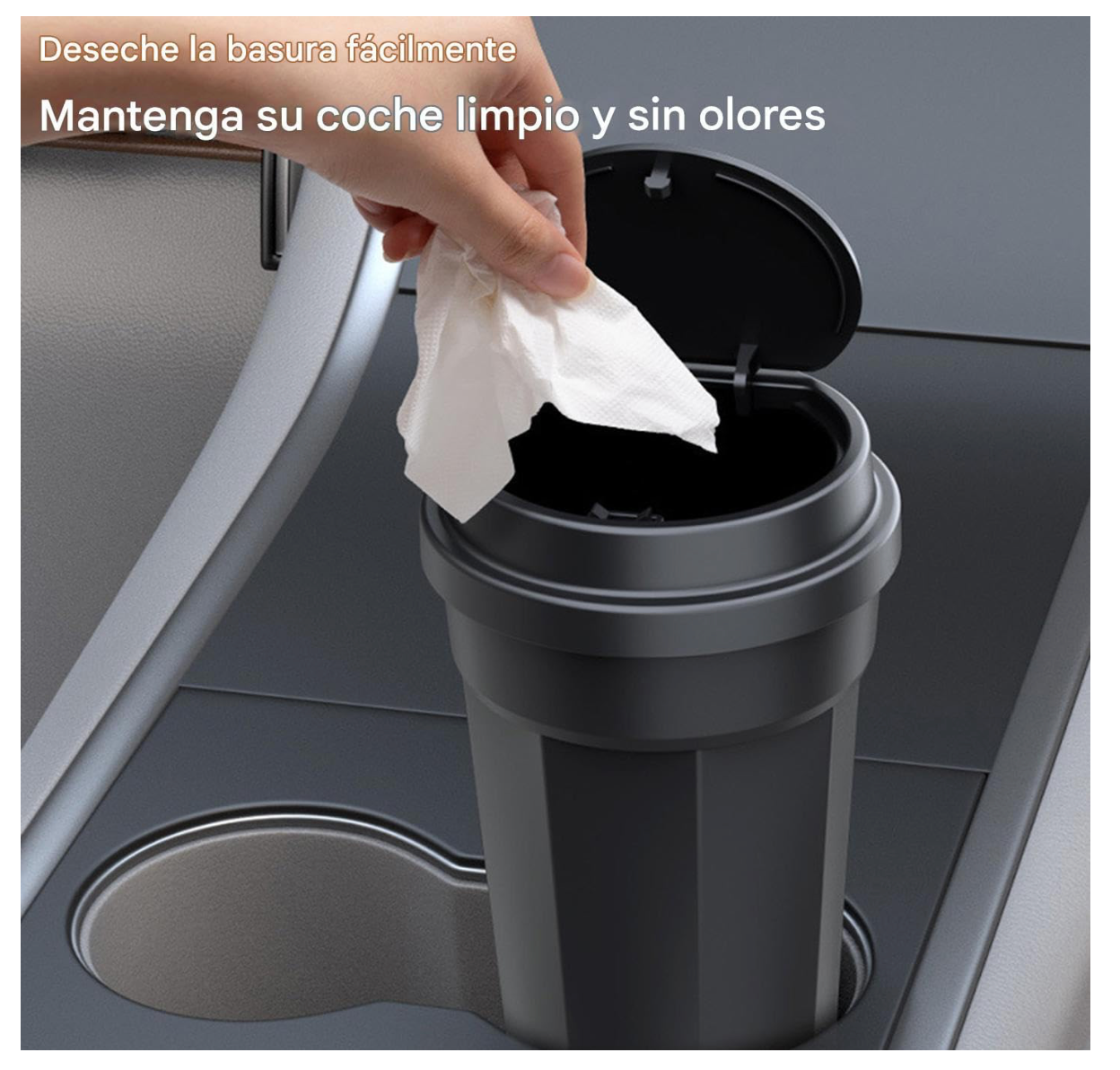 Papelera Compacta Para Coche