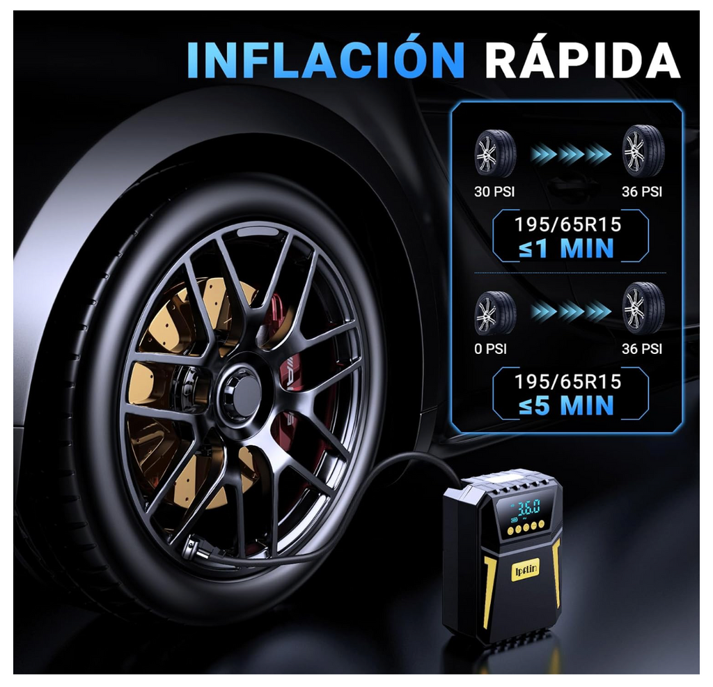 Compresor Portátil de Neumáticos