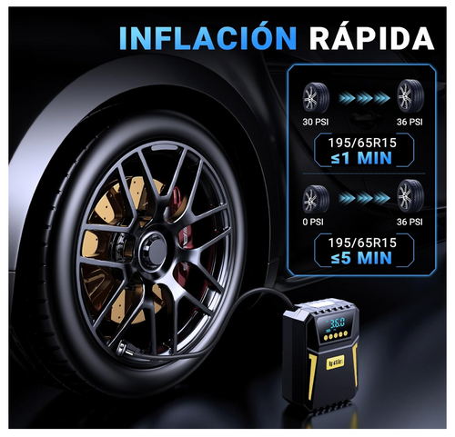 Compresor Portátil de Neumáticos