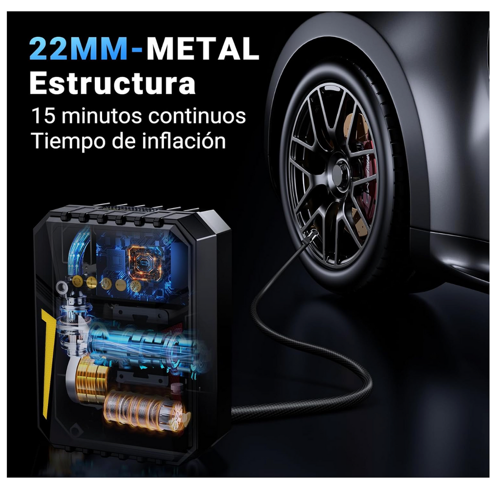 Compresor Portátil de Neumáticos
