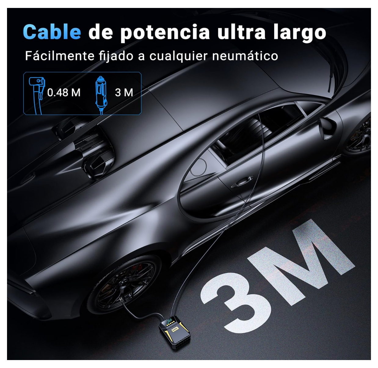 Compresor Portátil de Neumáticos