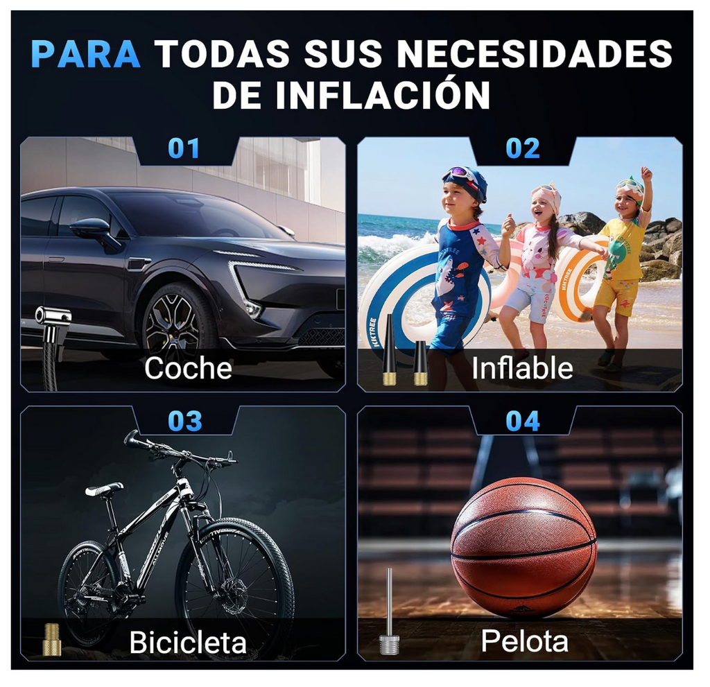Compresor Portátil de Neumáticos