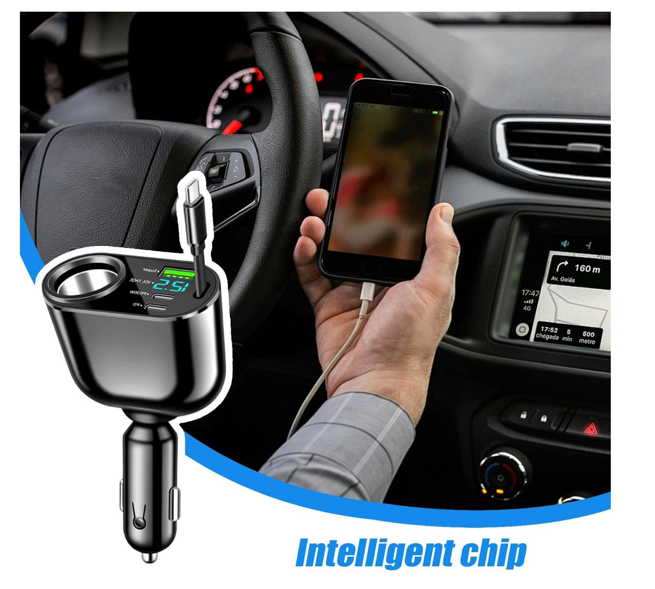 Cargador Rápido Para Coche
