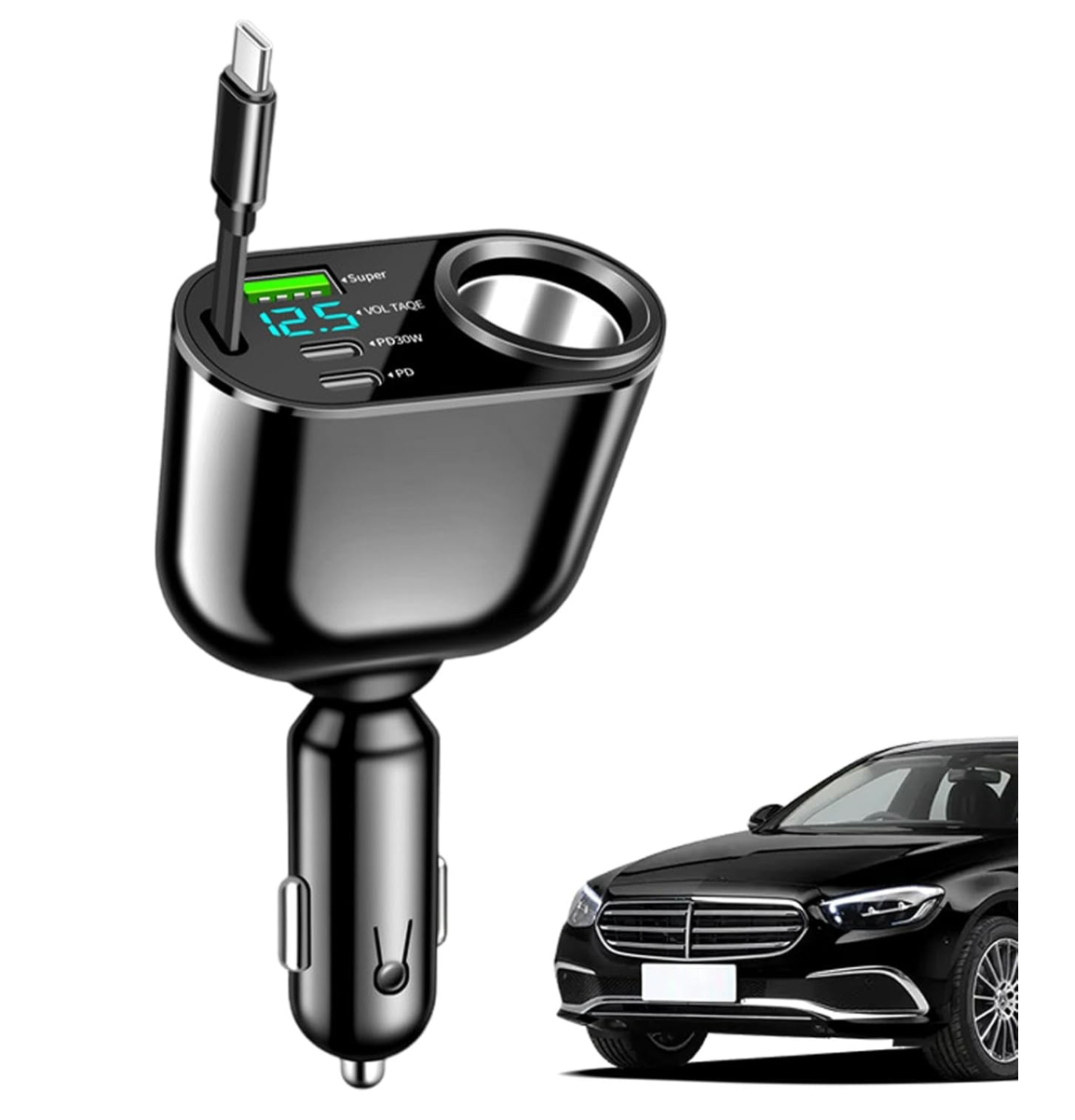 Cargador Rápido Para Coche